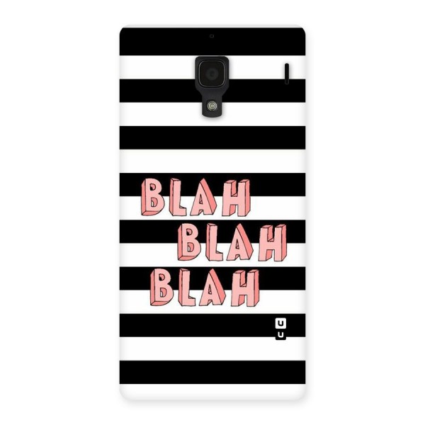 Blah Bold Stripes Back Case for Redmi 1S