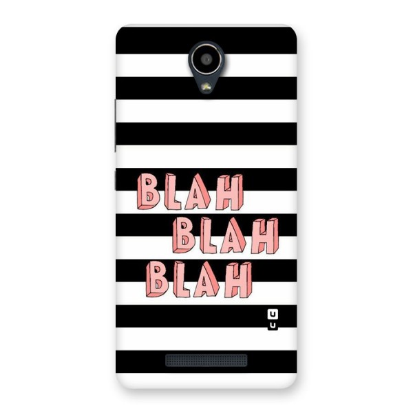 Blah Bold Stripes Back Case for Redmi Note 2