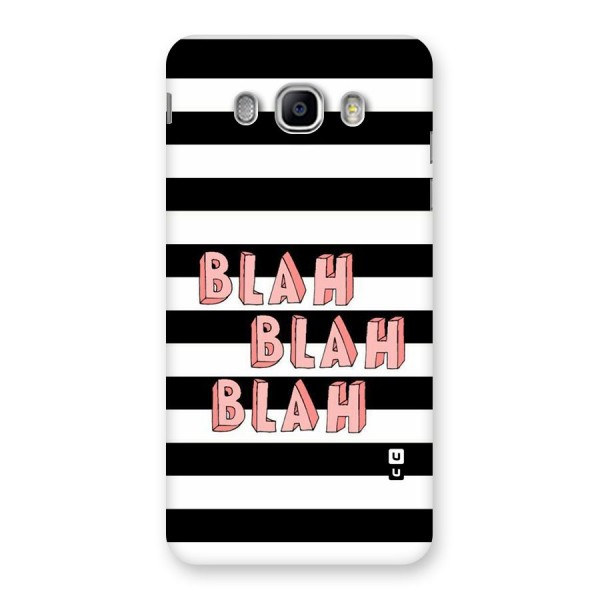 Blah Bold Stripes Back Case for Samsung Galaxy J5 2016