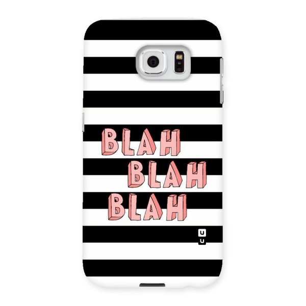 Blah Bold Stripes Back Case for Samsung Galaxy S6