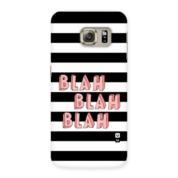 Blah Bold Stripes Back Case for Samsung Galaxy S6 Edge Plus