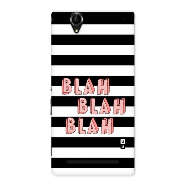 Blah Bold Stripes Back Case for Sony Xperia T2
