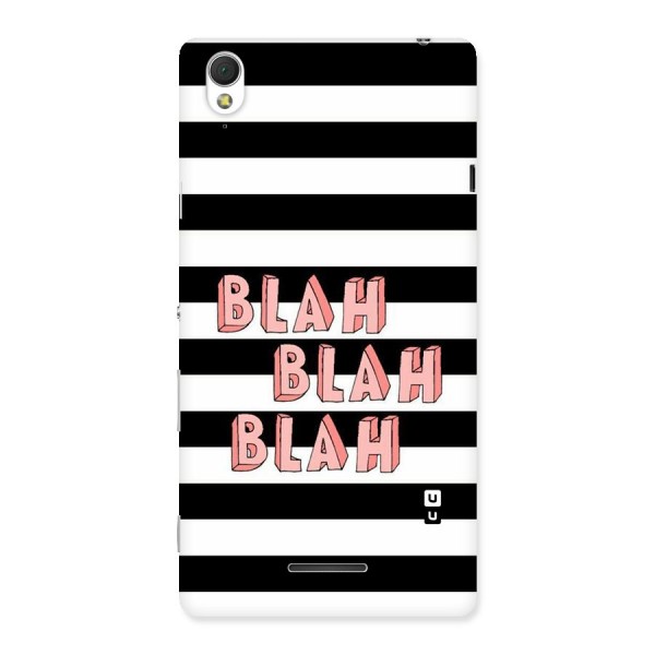 Blah Bold Stripes Back Case for Sony Xperia T3