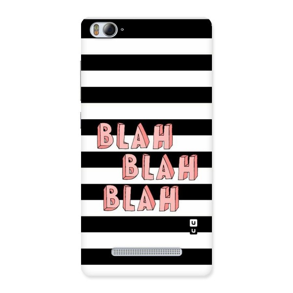 Blah Bold Stripes Back Case for Xiaomi Mi4i