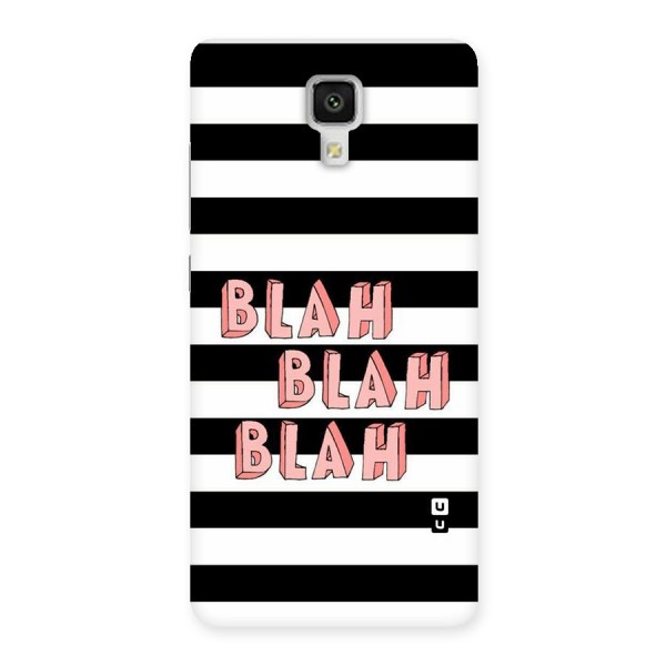 Blah Bold Stripes Back Case for Xiaomi Mi 4