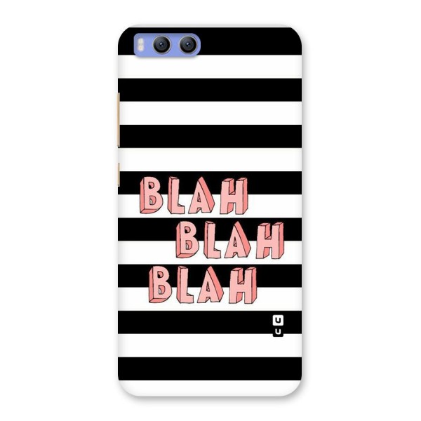 Blah Bold Stripes Back Case for Xiaomi Mi 6