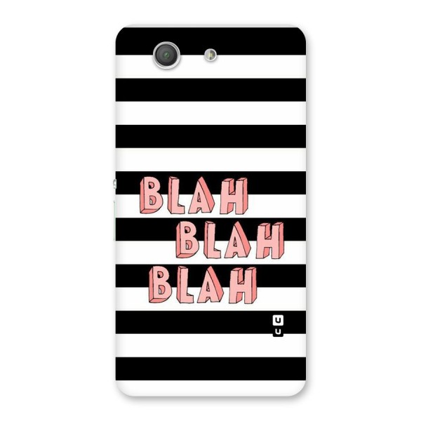 Blah Bold Stripes Back Case for Xperia Z3 Compact