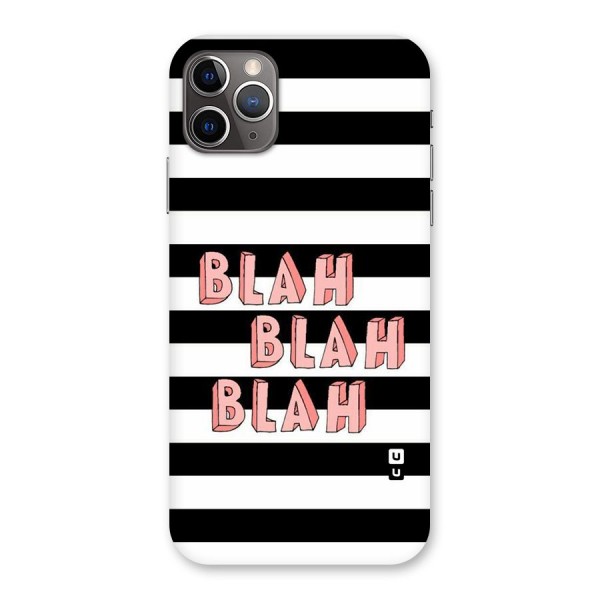 Blah Bold Stripes Back Case for iPhone 11 Pro Max