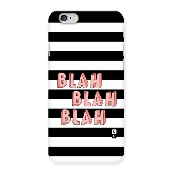 Blah Bold Stripes Back Case for iPhone 6 6S