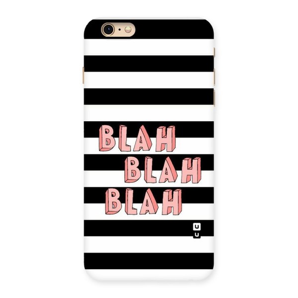 Blah Bold Stripes Back Case for iPhone 6 Plus 6S Plus