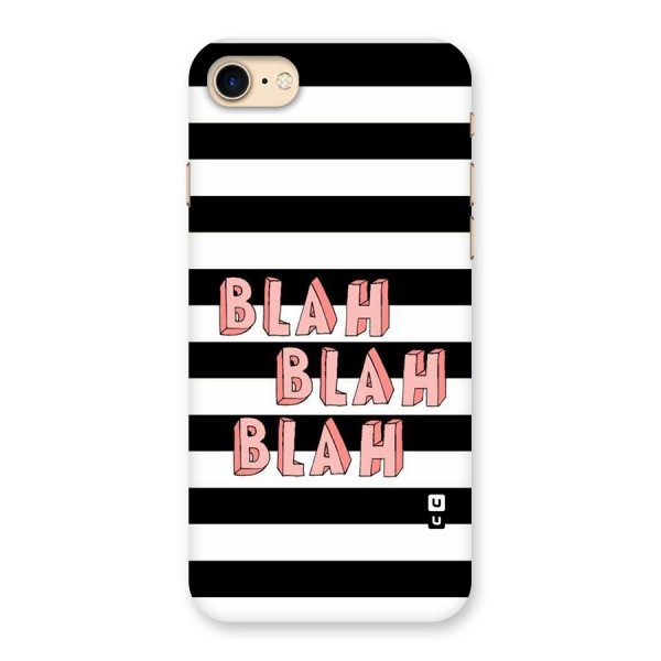 Blah Bold Stripes Back Case for iPhone 7