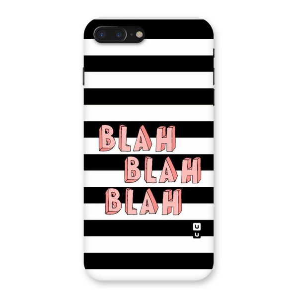 Blah Bold Stripes Back Case for iPhone 7 Plus