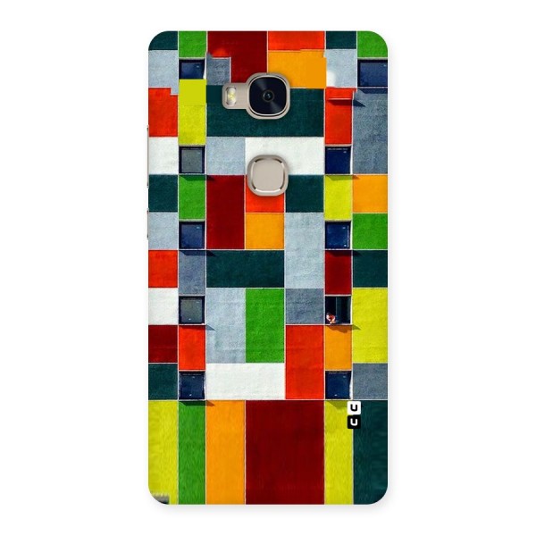 Block Color Design Back Case for Huawei Honor 5X