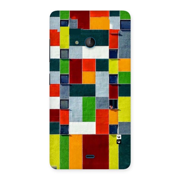 Block Color Design Back Case for Lumia 540