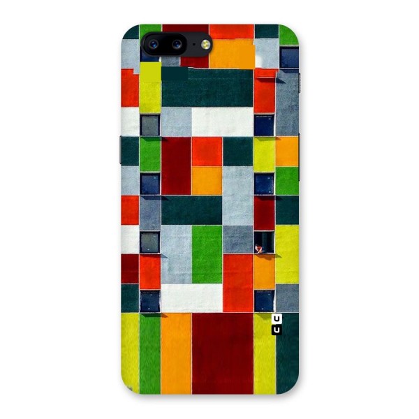 Block Color Design Back Case for OnePlus 5