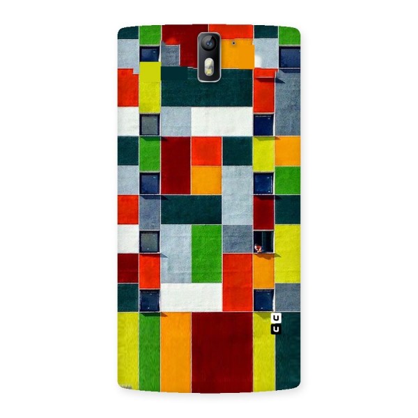 Block Color Design Back Case for One Plus One