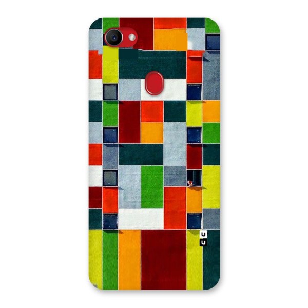 Block Color Design Back Case for Oppo F7