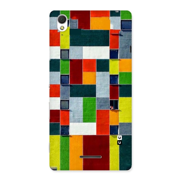 Block Color Design Back Case for Sony Xperia T3