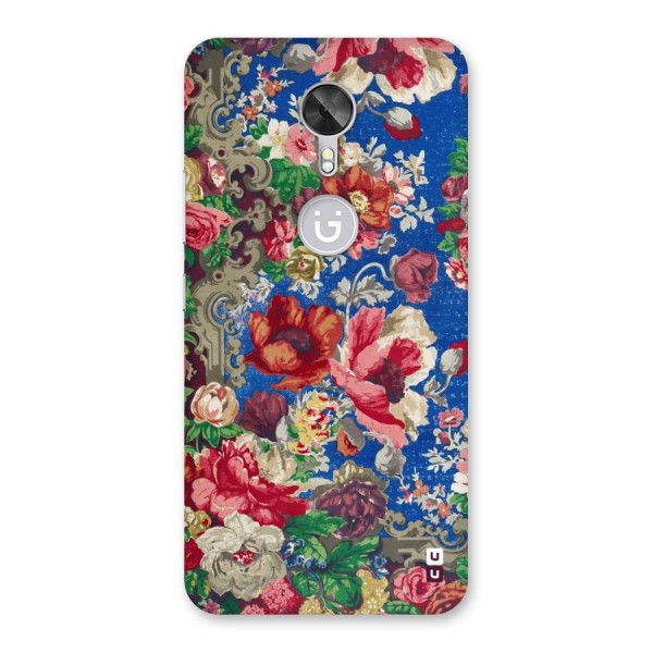 Block Printed Flowers Back Case for Gionee A1