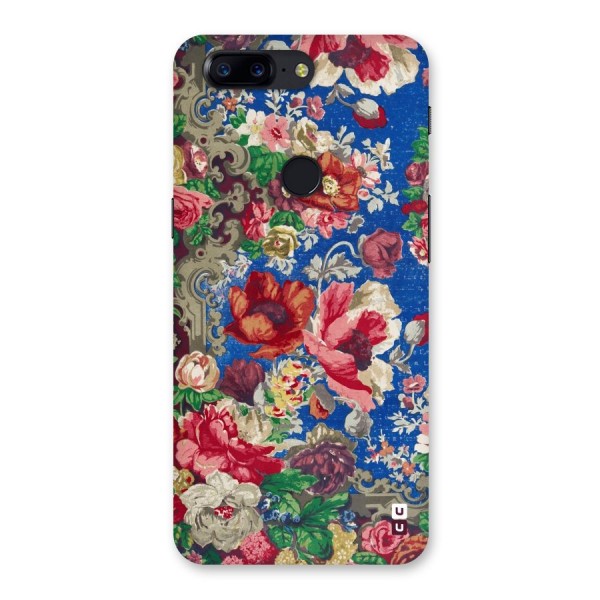 Block Printed Flowers Back Case for OnePlus 5T