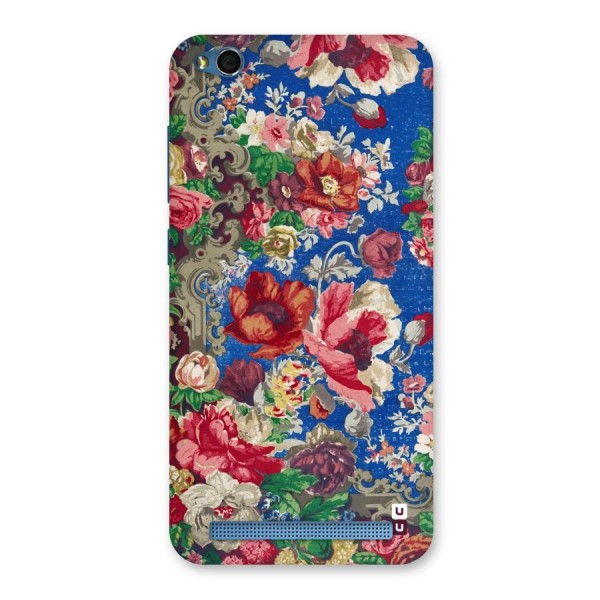 Block Printed Flowers Back Case for Redmi 5A