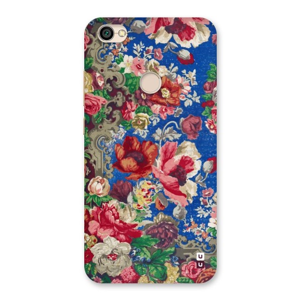 Block Printed Flowers Back Case for Redmi Y1 2017