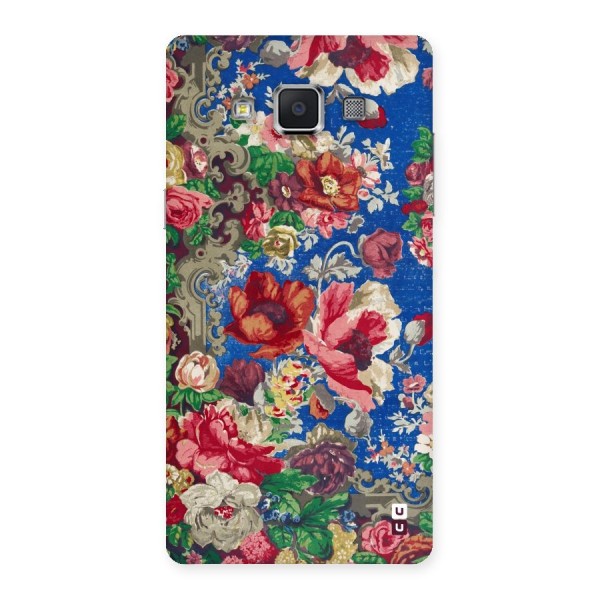 Block Printed Flowers Back Case for Samsung Galaxy A5