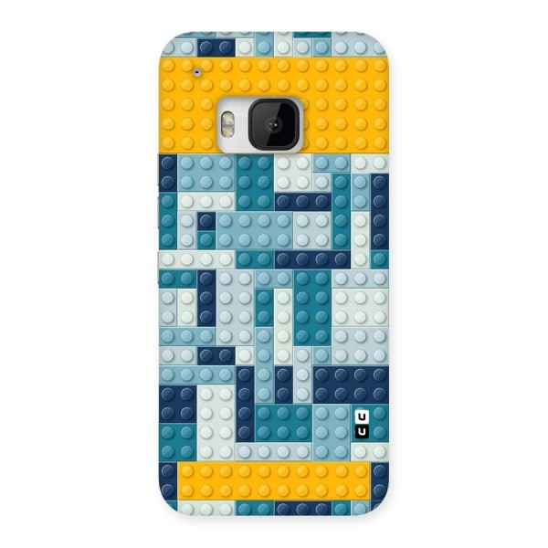 Blocks Blues Back Case for HTC One M9