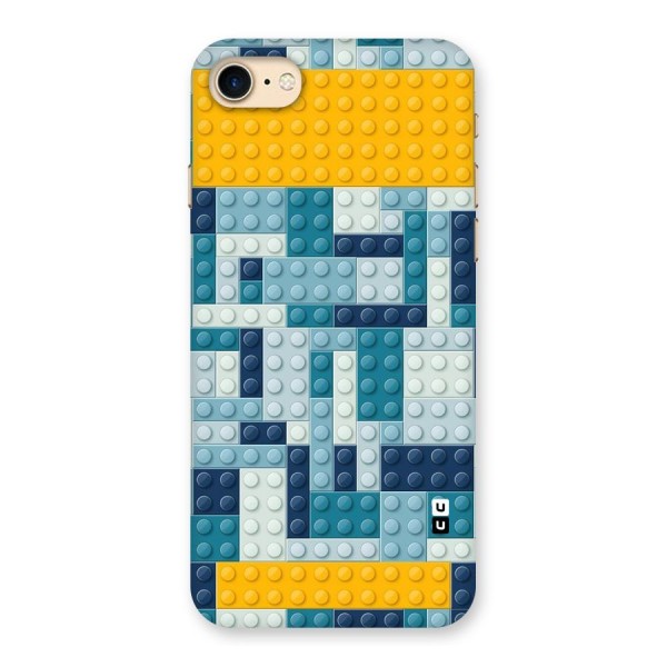 Blocks Blues Back Case for iPhone 7