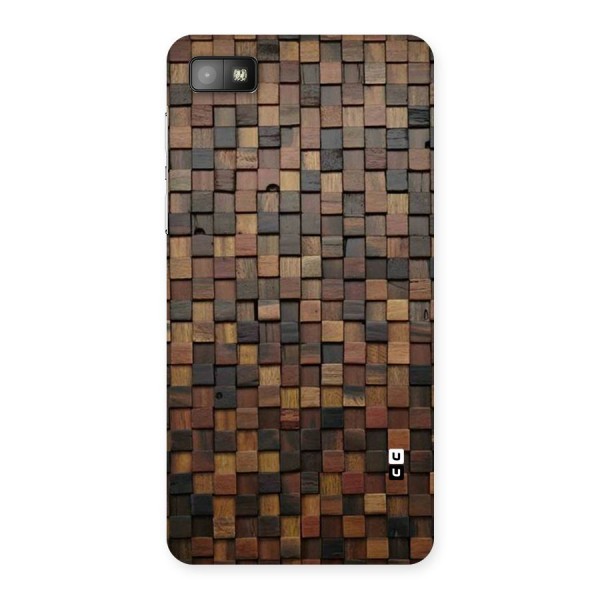Blocks Of Wood Back Case for Blackberry Z10