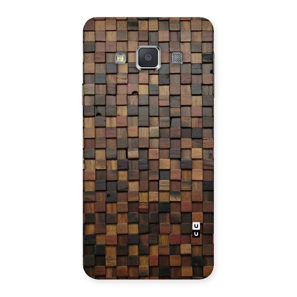 Blocks Of Wood Back Case for Galaxy A3