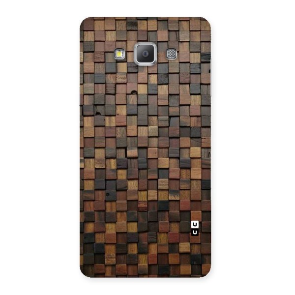 Blocks Of Wood Back Case for Galaxy A7