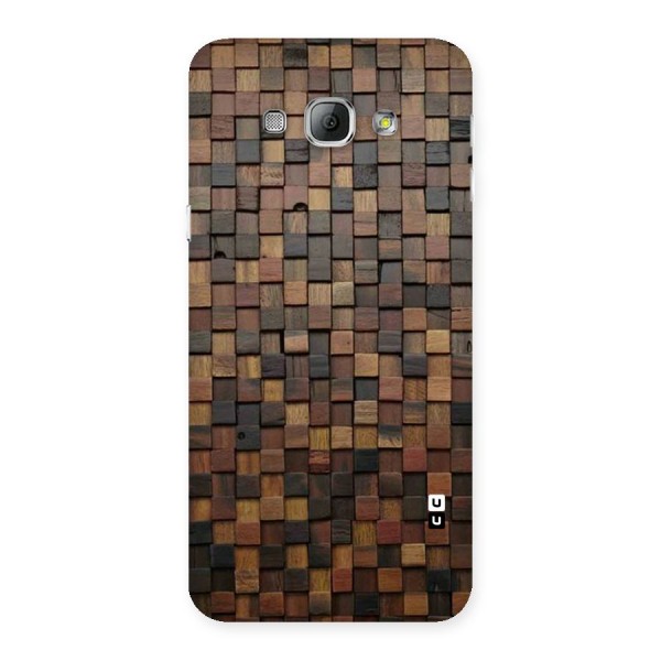 Blocks Of Wood Back Case for Galaxy A8