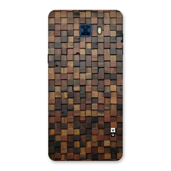 Blocks Of Wood Back Case for Galaxy C7 Pro
