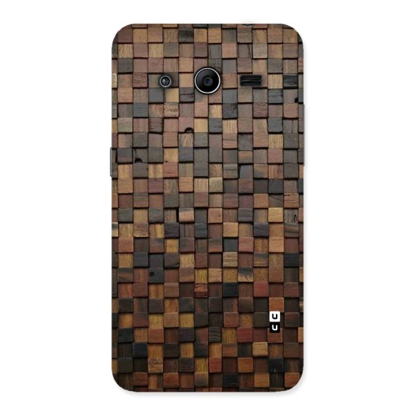 Blocks Of Wood Back Case for Galaxy Core 2