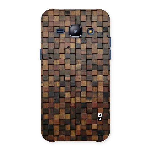 Blocks Of Wood Back Case for Galaxy J1