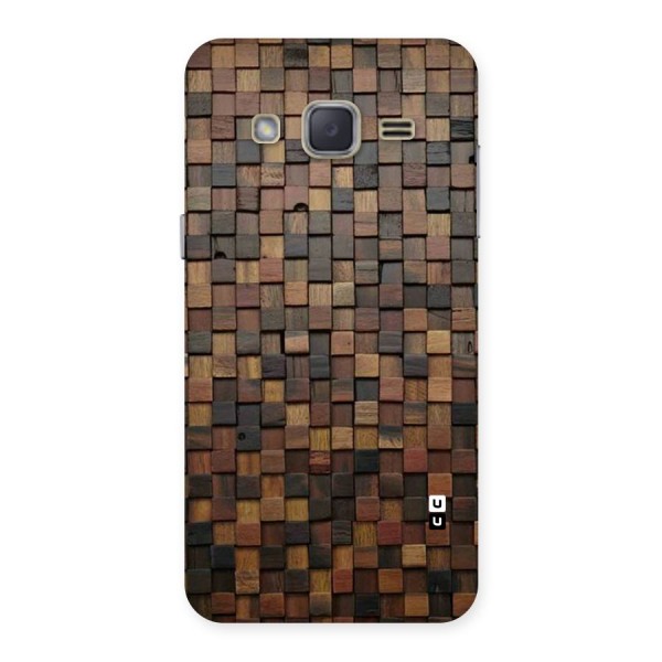 Blocks Of Wood Back Case for Galaxy J2