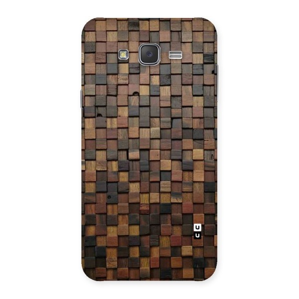 Blocks Of Wood Back Case for Galaxy J7