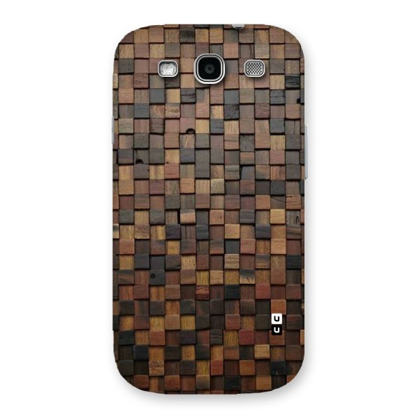 Blocks Of Wood Back Case for Galaxy S3