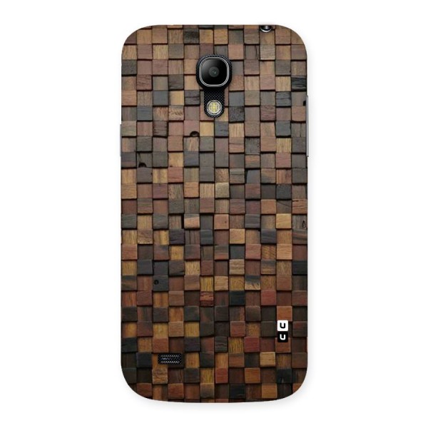 Blocks Of Wood Back Case for Galaxy S4 Mini