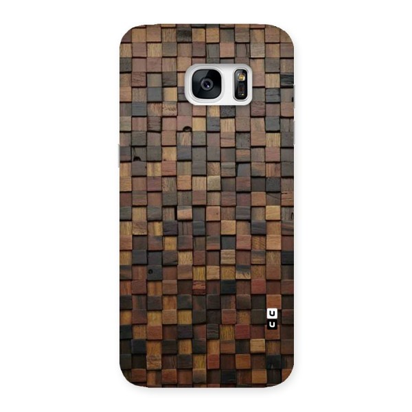 Blocks Of Wood Back Case for Galaxy S7 Edge