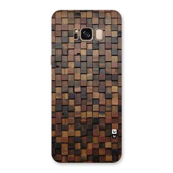 Blocks Of Wood Back Case for Galaxy S8 Plus