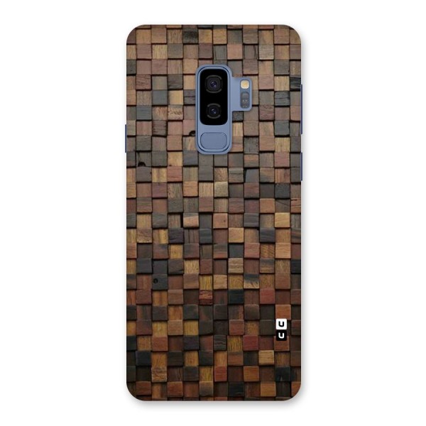 Blocks Of Wood Back Case for Galaxy S9 Plus