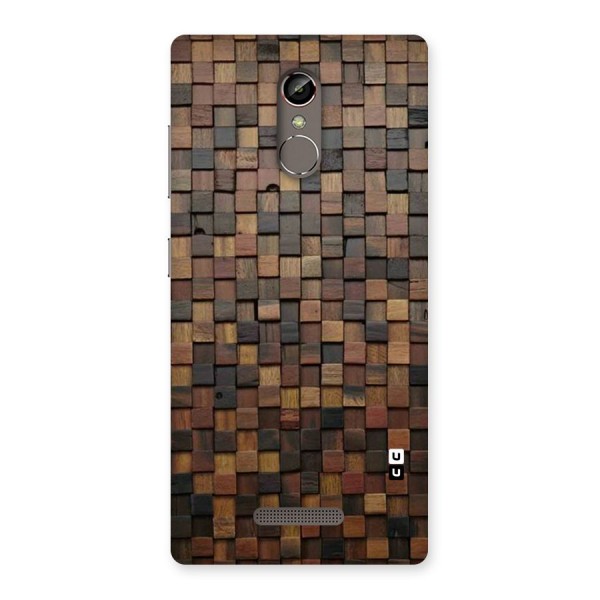 Blocks Of Wood Back Case for Gionee S6s