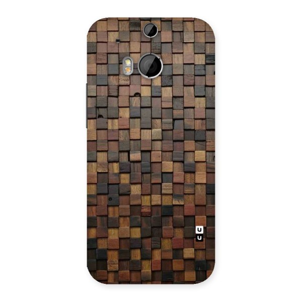 Blocks Of Wood Back Case for HTC One M8
