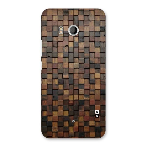 Blocks Of Wood Back Case for HTC U11