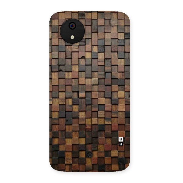 Blocks Of Wood Back Case for Micromax Canvas A1