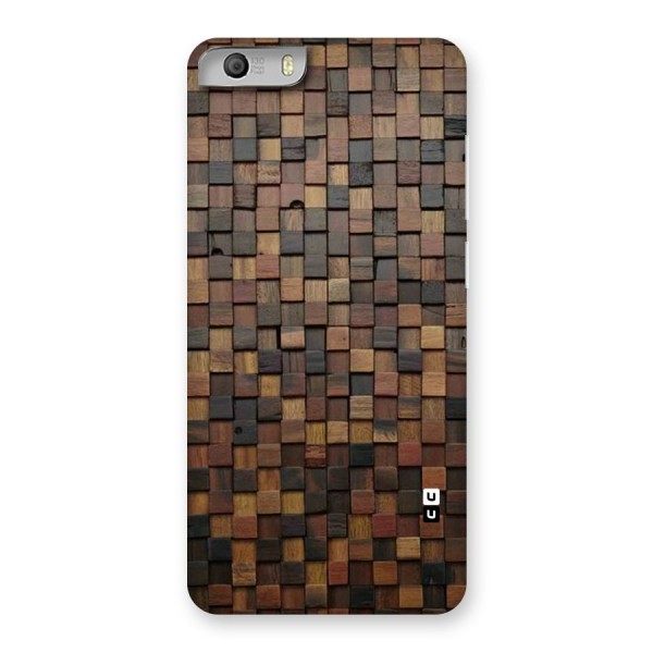 Blocks Of Wood Back Case for Micromax Canvas Knight 2