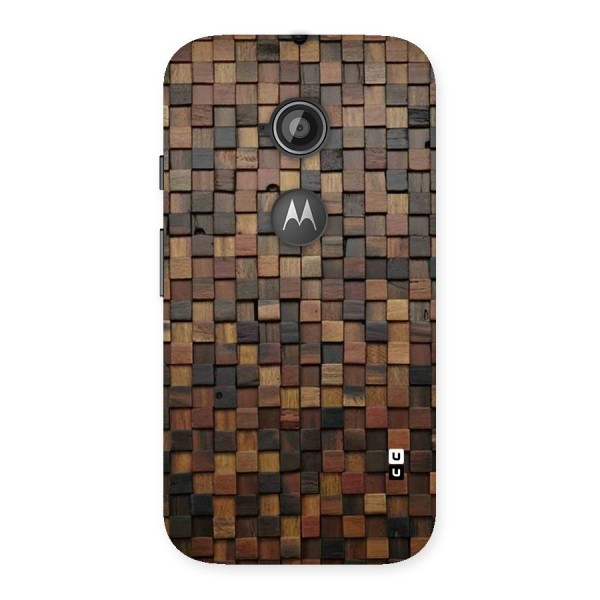 Blocks Of Wood Back Case for Moto E 2nd Gen
