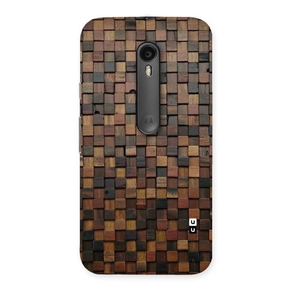 Blocks Of Wood Back Case for Moto G3
